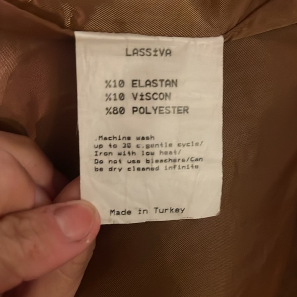 Lassiva Oversized Long Full Length Coat Burnt Orange Brick Red Rust Brown Copper - Picture 11 of 14